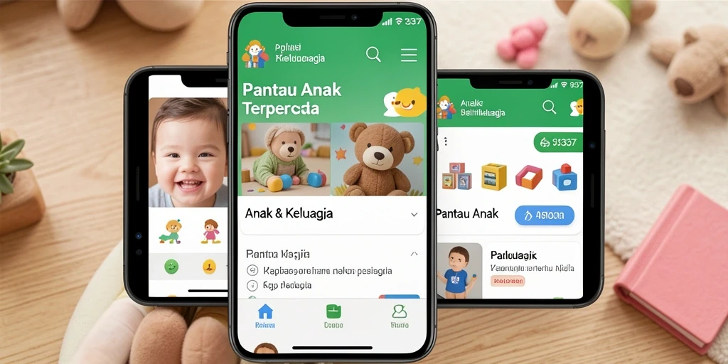 Antarmuka aplikasi Pantau Anak 93337 yang ramah pengguna.