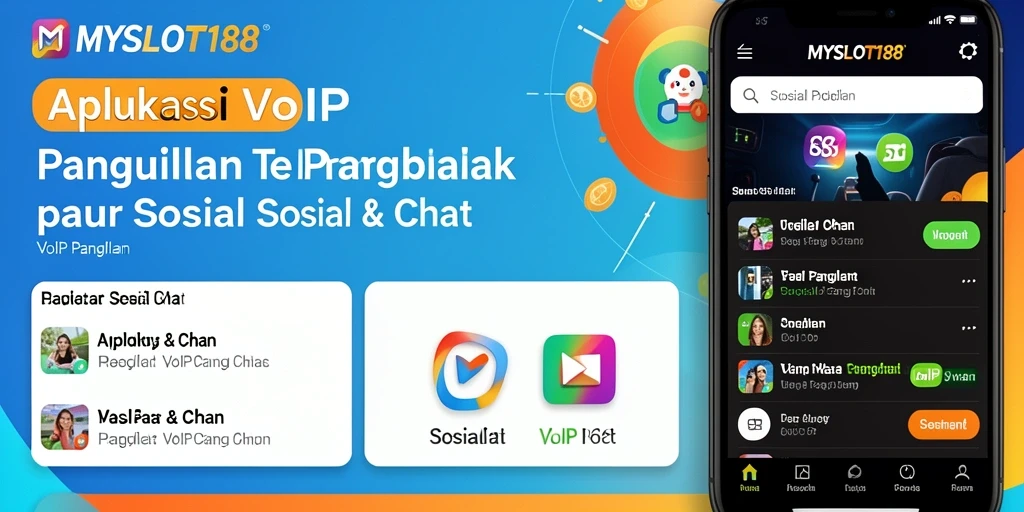 Tampilan antarmuka pengguna MYSLOT188 saat melakukan VoIP Panggilan.